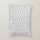 シルバーシェブロン アクセントクッション (裏面(縦))