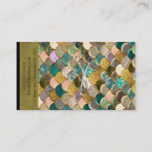 シルバーシザーカラーマーメイドはかりで測美容師 名刺 (裏面)