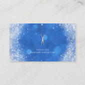 シルバーシザーフェアリータールブルー美容師 名刺 (裏面)