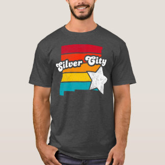 シルバーシティニューメキシコヴィンテージ動揺して土産 Tシャツ