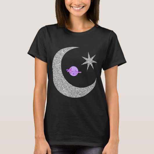 シルバーシメリームーン&スター Tシャツ (正面)