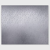 シルバーシャイニースモールスターズ紙吹雪Vip ラッピングペーパー (フラット)