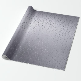 シルバーシャイニースモールスターズ紙吹雪Vip ラッピングペーパー