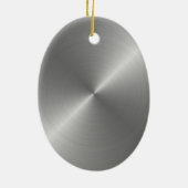 シルバーシャイニー大学院写真テンプレートオーナメント セラミックオーナメント (裏面)