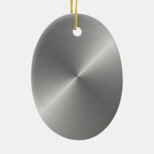 シルバーシャイニー大学院写真テンプレートオーナメント セラミックオーナメント (裏面)