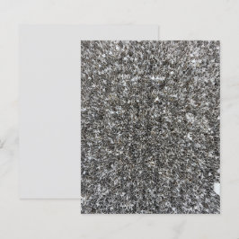 シルバーシャギー小ラベルスクラップブック紙