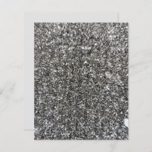 シルバーシャギー小ラベルスクラップブック紙