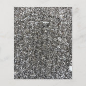 シルバーシャギー小ラベルスクラップブック紙 (正面)