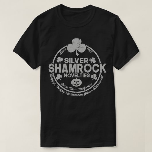 シルバーシャムロックノベルティ Tシャツ (デザイン正面)