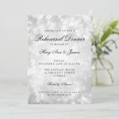 シルバーシャンパン《写真》ぼけ味エレガントリハーサルディナー 招待状 (スタンド正面)