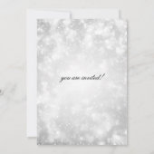 シルバーシャンパン《写真》ぼけ味エレガントリハーサルディナー 招待状 (裏面)