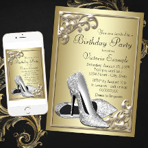 シルバーシューズアイボリー金ゴールド誕生日パーティー