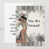 シルバーショーガール 招待状 (正面/裏面)