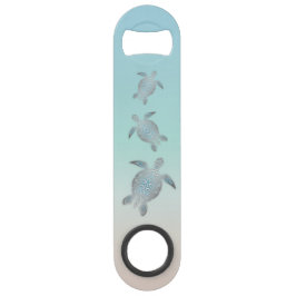 シルバーシーウミガメターコイズ海洋航海の スピード栓抜き