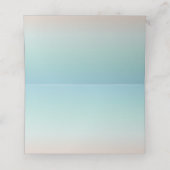 シルバーシーウミガメビーチ結婚式 プレイスカード (内部開封)