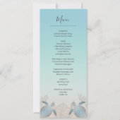 シルバーシーウミガメビーチ結婚式 招待状 (正面)