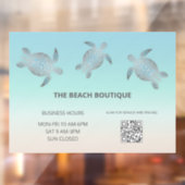 シルバーシーカメターコイズ沿岸 ウィンドウサイン (シート2)