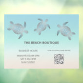 シルバーシーカメターコイズ沿岸 ウィンドウサイン (シート3)