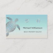 シルバーシーカメターコイズ沿岸 名刺 (正面)