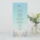 シルバーシーカメビーチウェディング 招待状 (スタンド正面)