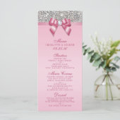 シルバーシークインピンクボウ結婚のコレクションメニュー メニュー (スタンド正面)