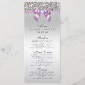 シルバーシークイン薄紫ボウスウィート16メニュー メニュー (正面)