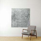 シルバーシークイン、グラマラスなシームレスな背景。 タペストリー (インサイチュ(横))