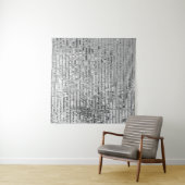 シルバーシークイン、グラマラスなシームレスな背景。 タペストリー (インサイチュ)