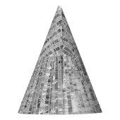 シルバーシークイン、グラマラスなシームレスな背景。 パーティーハット (裏面)