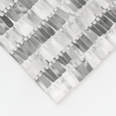 シルバーシークイン、グラマラスなシームレスな背景。 フリースブランケット (角)