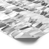 シルバーシークイン、グラマラスなシームレスな背景。 ポスター (角)