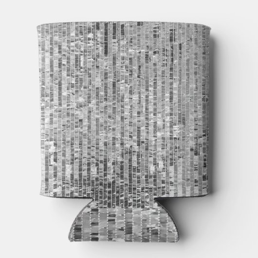 シルバーシークイン、グラマラスなシームレスな背景。 缶クーラー (裏面)