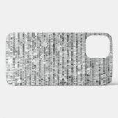 シルバーシークイン、グラマラスなシームレスな背景。 Case-Mate iPhoneケース (裏面 (横))