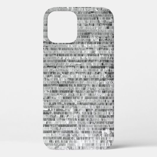 シルバーシークイン、グラマラスなシームレスな背景。 Case-Mate iPhoneケース (裏面)