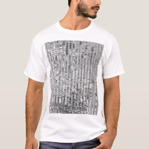 シルバーシークイン、グラマラスなシームレスな背景。 Tシャツ