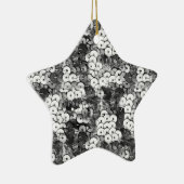 シルバーシークイン セラミックオーナメント (右)