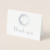 シルバーシーシェル – ありがとう 箔カード (正面)