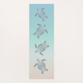 シルバーシータートルズビーチスタイル ヨガマット (裏面)