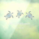 シルバーシータートルターコイズコースタル  ウィンドウサイン (シート3)