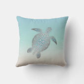 シルバーシー turtle ビーチスタイル | 沿岸 クッション (裏面)