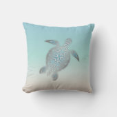 シルバーシー turtle ビーチスタイル | 沿岸 クッション (正面)