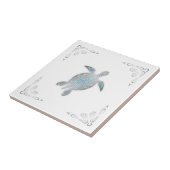 シルバーシー turtle 白い海岸 タイル (側面)