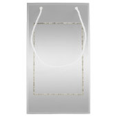 シルバージェム&グリッター25結婚周年記念 スモールペーパーバッグ (裏面)