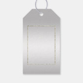 シルバージェム&グリッター25thバースデーパーティー ギフトタグ (裏面)