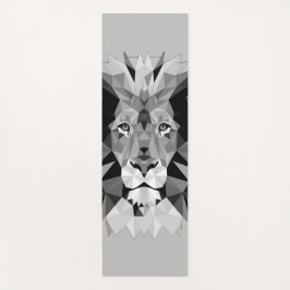 シルバージオメトリックライオン ヨガマット