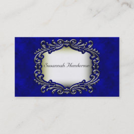 シルバージュエルオンブルーベルベットの名刺 名刺