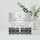 シルバージュエルクロスボーイファースト聖餐式 招待状 (スタンド正面)