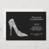 シルバージュエルドレスバチェロレッテ招待状 招待状 (裏面)