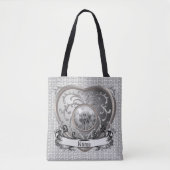 シルバージュエルフェアリーハートトートバッグ トートバッグ (正面)