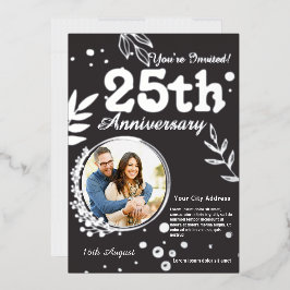 シルバージュビリーハート結婚25周年 箔シーズンカード